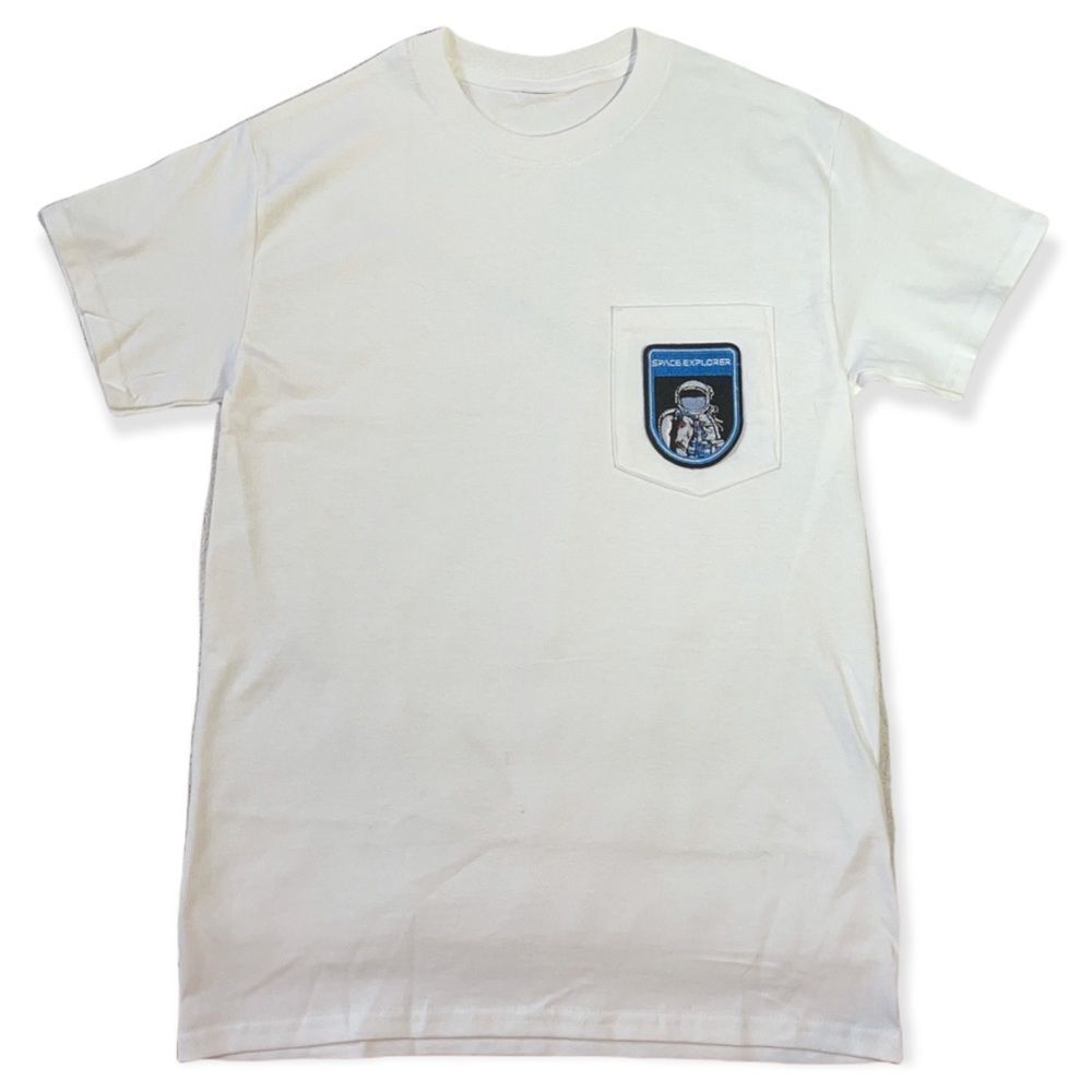 NWT Wool + Pepper Co. Space Explorer Unisex Pocket Tee